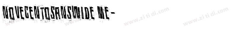 novecentosanswide me字体转换